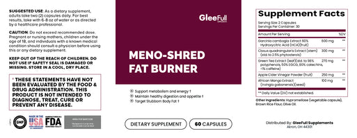 -Meno Shred Fat Burner-