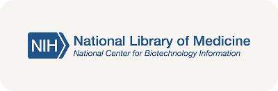 Logo of the National Library of Medicine on a white background